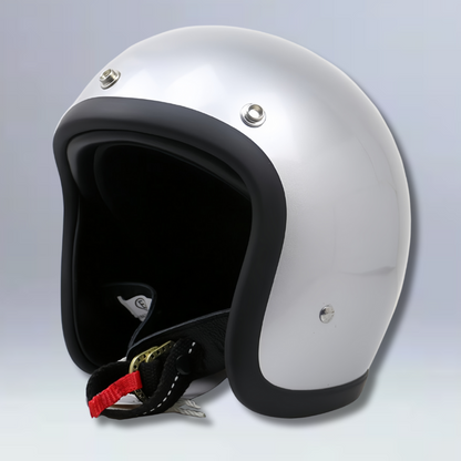 Low Profile Vintage Motorcycle Helmet - DOT and ECE Approved